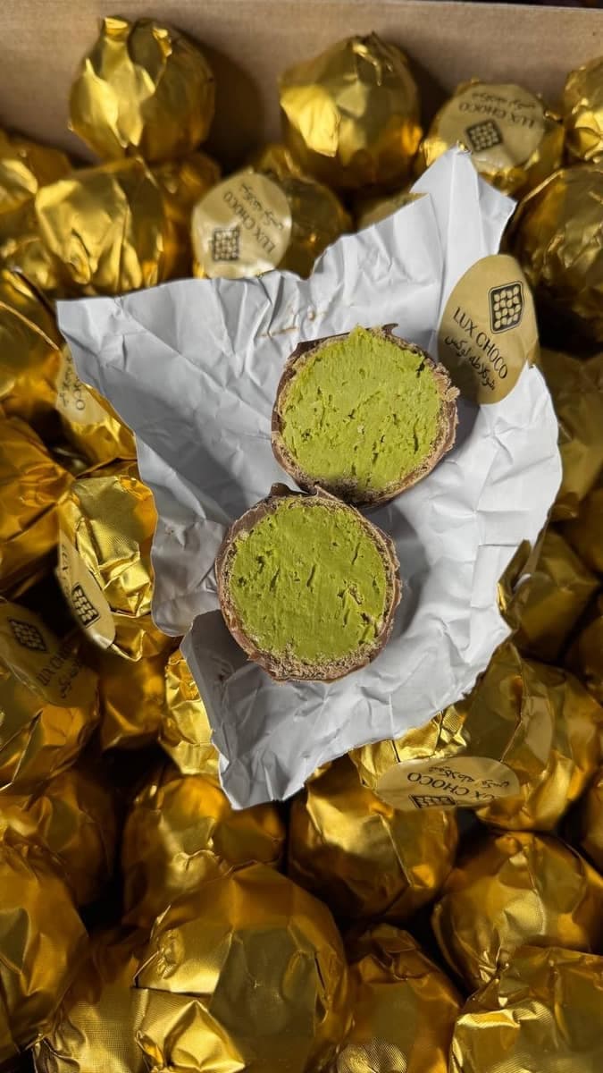 Дубайські Lux Choco — фісташковий крем та катаїфі