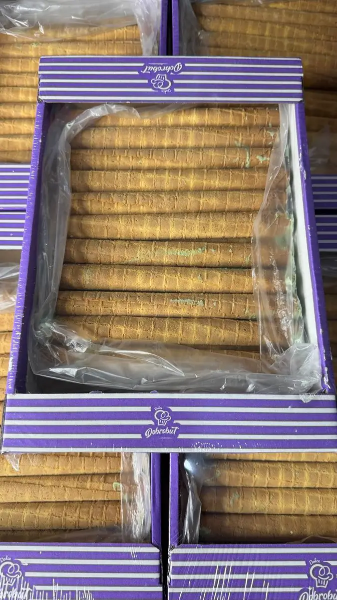 Вафельна трубочка “CANNOLI” з начинкою «Dubai Chocolate»